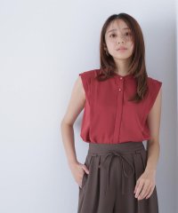 NATURAL BEAUTY BASIC/デザインショルダーブラウス/508241229
