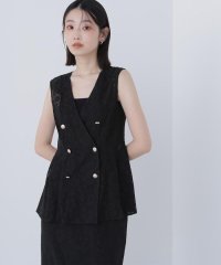 NATURAL BEAUTY BASIC/メッシュレース SETUP ジレ/508246494