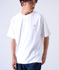 GLOSTER/【セットアップ対応】フレブルパイルTシャツ フレンチブルドッグ刺繍 ワンポイント ワンマイル/508256122