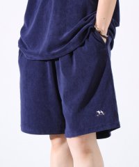 GLOSTER/【セットアップ対応】フレブルパイルショーツ フレンチブルドッグ刺繍 イージーショーツ ショートパンツ/508256123