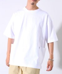 GLOSTER/【GLOSTER/グロスター】バックステッチ サイドポケットTシャツ ビックシルエット/508256125