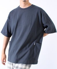 GLOSTER/【GLOSTER/グロスター】バックステッチ サイドポケットTシャツ ビックシルエット/508256125
