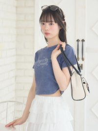 Emsexcite/エムズエキサイト ems excite アシッドウォッシュロゴTEE/508265434