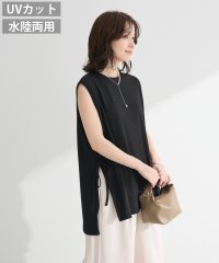 Green Parks/グリーン パークス Green Parks サイドリボンノースリーブチュニック/508266514