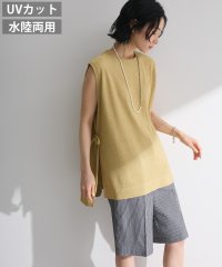 Green Parks/グリーン パークス Green Parks サイドリボンノースリーブチュニック/508266514