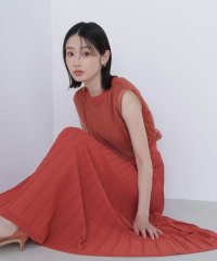 NATURAL BEAUTY BASIC/チュールドッキングニットワンピース/508266521
