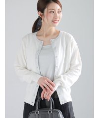Te chichi/ハイツイストコットンクルーカーディガン/508266724