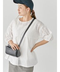 Lugnoncure/【INDIA made】シフリー刺繍切替ブラウス/508266730