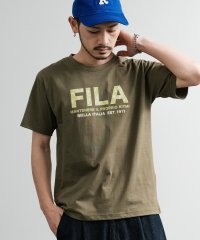 Rocky Monroe/ロッキーモンロー Rocky Monroe FILA フィラ Tシャツ 半袖 プリント メンズ レディース カットソー クルーネック BOX サークル アーチ /508266756