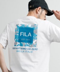 Rocky Monroe/ロッキーモンロー Rocky Monroe FILA フィラ Tシャツ 半袖 プリント メンズ レディース カットソー クルーネック BOX サークル アーチ /508266756