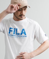 Rocky Monroe/ロッキーモンロー Rocky Monroe FILA フィラ Tシャツ 半袖 プリント メンズ レディース カットソー クルーネック BOX サークル アーチ /508266756