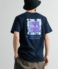 Rocky Monroe/ロッキーモンロー Rocky Monroe FILA フィラ Tシャツ 半袖 プリント メンズ レディース カットソー クルーネック BOX サークル アーチ /508266756