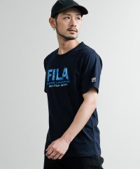 Rocky Monroe/ロッキーモンロー Rocky Monroe FILA フィラ Tシャツ 半袖 プリント メンズ レディース カットソー クルーネック BOX サークル アーチ /508266756