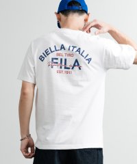 Rocky Monroe/ロッキーモンロー Rocky Monroe FILA フィラ Tシャツ 半袖 プリント メンズ レディース カットソー クルーネック BOX サークル アーチ /508266756