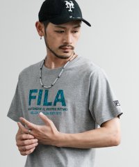 Rocky Monroe/ロッキーモンロー Rocky Monroe FILA フィラ Tシャツ 半袖 プリント メンズ レディース カットソー クルーネック BOX サークル アーチ /508266756