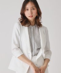 COUP DE CHANCE/【手洗い可／日本製／セットアップ可】麻調合繊のテーラードジャケット/508266876