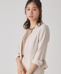 COUP DE CHANCE/【手洗い可／日本製／スーツ可】麻調合繊ノーカラージャケット/508266878