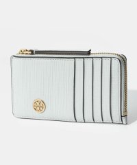 TORY BURCH/トリーバーチ TORY BURCH トリーバーチ TORY BURCH Robinson ロビンソン CROSSHATCHED ZIP CARD CASE クロ/508266947