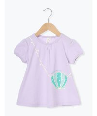 Samansa Mos2 Lagom/【吸水速乾】貝殻ポシェットTシャツ/508267007