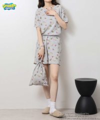 JEMORGAN/ジェーイーモーガン JEMORGAN スポンジボブ JEMORGAN ワッフル半袖ワッフルショートパンツワッフル巾着セットアップ/サーマルセットアップ/508267435