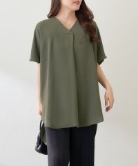 NICE CLAUP/OLIVE des OLIVE OUTLET/後ろレースアップチュニックブラウス/508267477