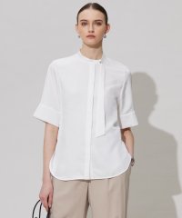ICB（LARGE SIZE）/【洗える】シルキーツイル デザインブラウス/508267636
