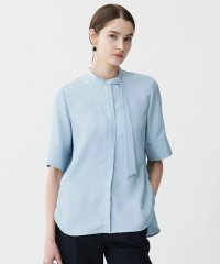 ICB（LARGE SIZE）/【洗える】シルキーツイル デザインブラウス/508267636