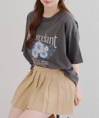 NICE CLAUP/OLIVE des OLIVE OUTLET/アンティークフラワーBIGTシャツ/508267654