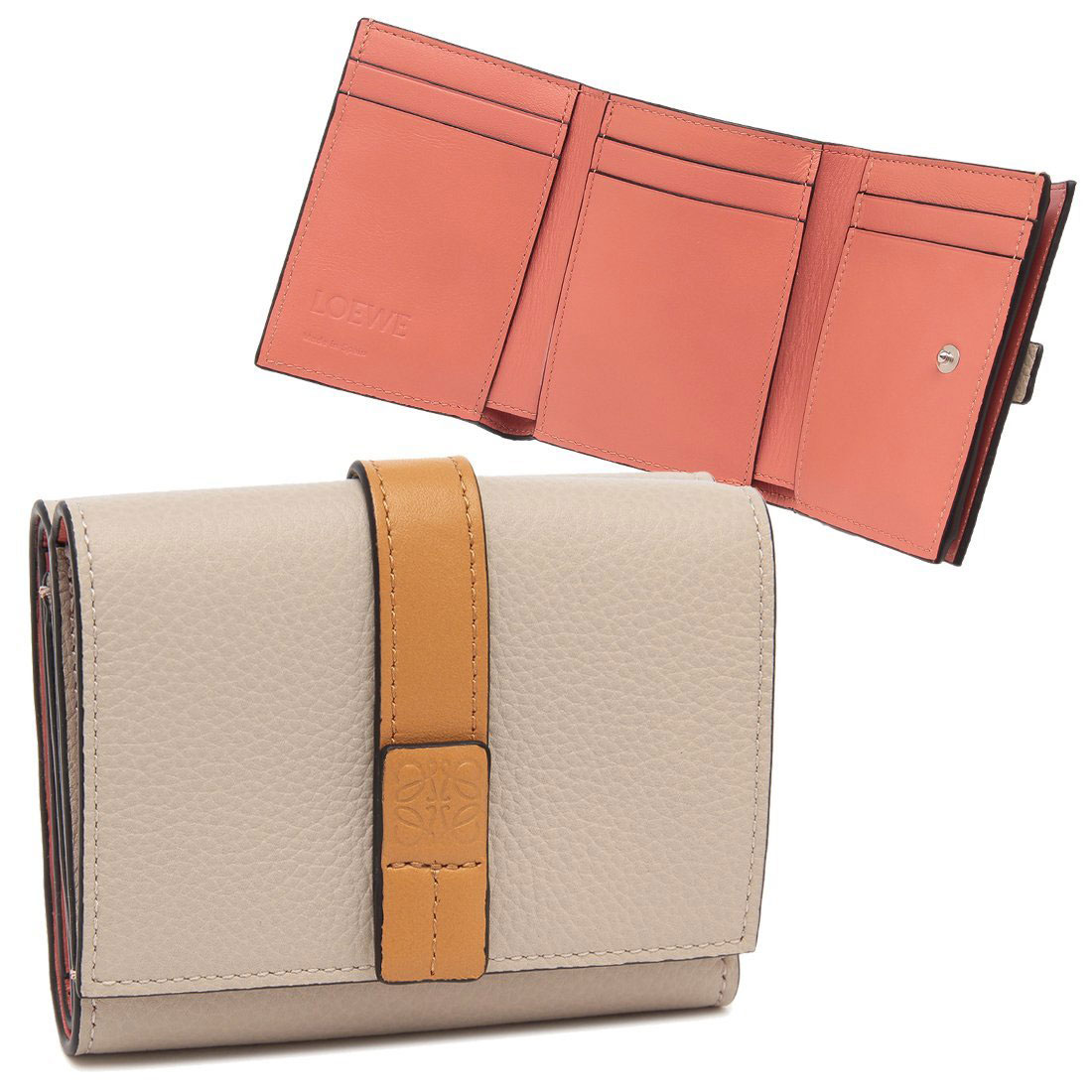 ロエベ LOEWE 三つ折り財布 ANAGRAM アナグラム ミニ財布