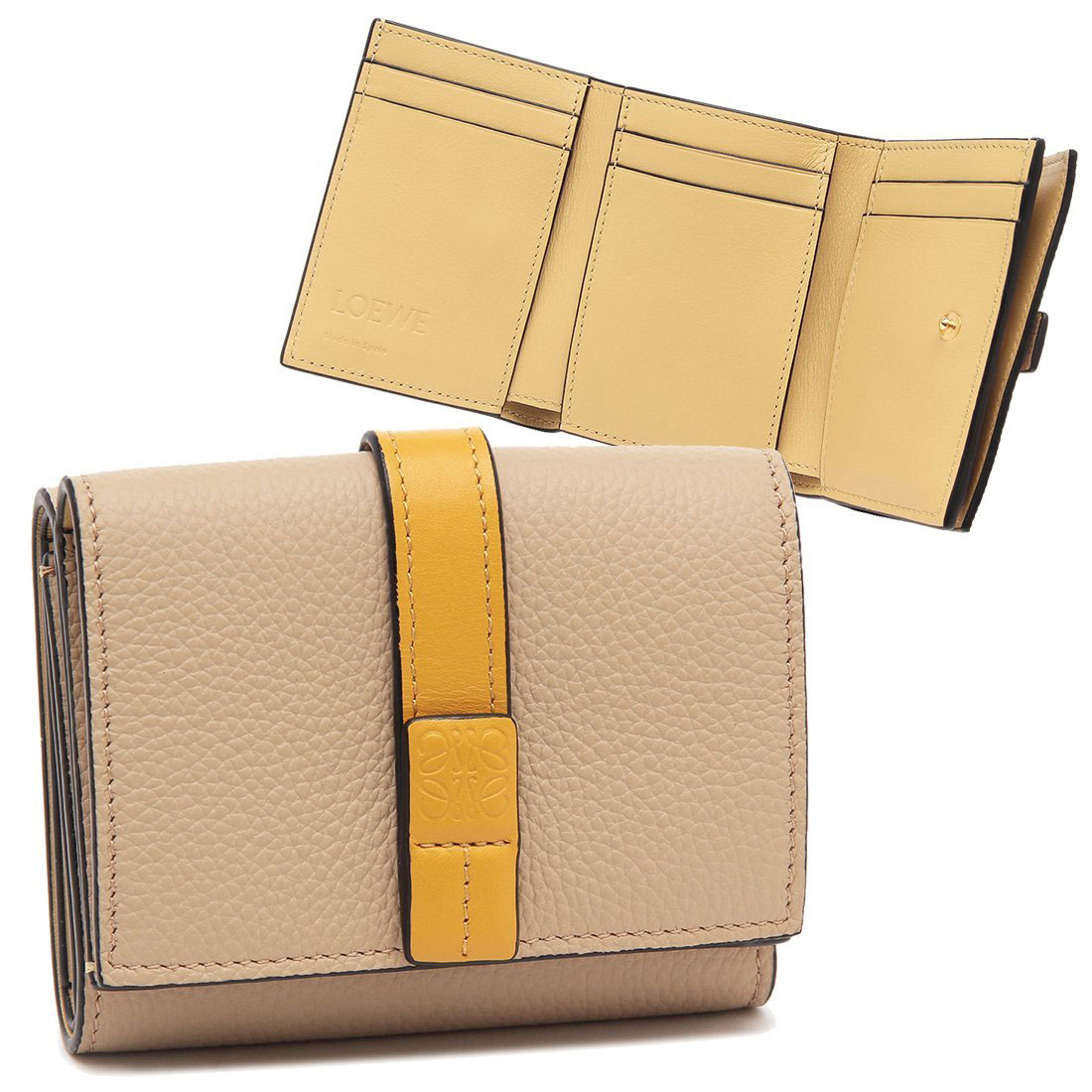 ロエベ LOEWE 三つ折り財布 ANAGRAM アナグラム ミニ財布