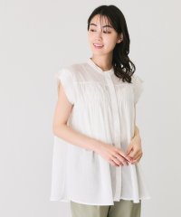 JAYRO/綿ボイルピンタックスタンドブラウス/508267881