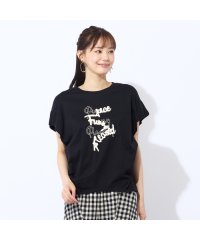 Liliane Burty ECLAT/【S・Mサイズ】綿100％フレンチスリーブTシャツ/508267889