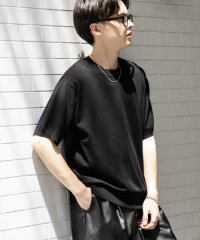 SENSE OF PLACE by URBAN RESEARCH/クルーネックニットショートスリーブTシャツ/508267894