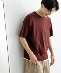 SENSE OF PLACE by URBAN RESEARCH/クルーネックニットショートスリーブTシャツ/508267894