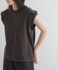 EKAL/T/Cプレーティング天竺フリルTシャツ/508267925