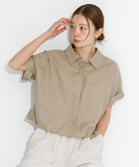URBAN RESEARCH Sonny Label/リネン混クロップドドルマンシャツ/508267934