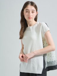 ketty/ケティ ketty スカーフドッキングニットトップス≪洗濯機で洗える≫/508268259