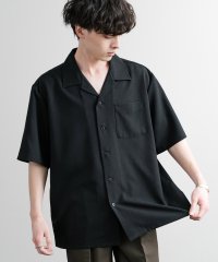 Rocky Monroe/ロッキーモンロー Rocky Monroe オープンカラーシャツ 半袖 無地 メンズ 開襟 ルーズ 羽織り カジュアル シンプル 日本製 Upscape Aud/508268321