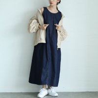 Sawa a la mode/サワアラモード Sawa a la mode デニムで垢抜けるベーシックなノースリーブワンピース/508268426