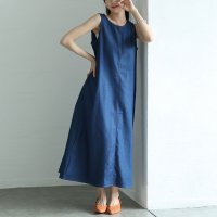 Sawa a la mode/サワアラモード Sawa a la mode デニムで垢抜けるベーシックなノースリーブワンピース/508268426