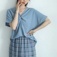 Sawa a la mode/サワアラモード Sawa a la mode 美ドレープで高見えなフロントクロスブラウス/508268429