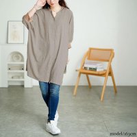 GOLD JAPAN/ゴールドジャパン GOLDJAPAN キーネックドルマンビックシャツ/508268438