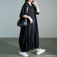 GOLD JAPAN/ゴールドジャパン GOLDJAPAN Vネック胸ポケットバルーンワンピース/508268458