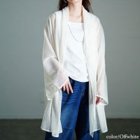 GOLD JAPAN/ゴールドジャパン GOLDJAPAN メッシュロングカーディガン/508268461