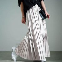 GOLD JAPAN/ゴールドジャパン GOLDJAPAN サテンプリーツスカート/508268464