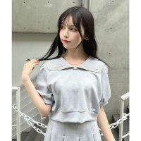 F.i.n.t/フィント F i.n.t 【洗える】レースラインセーラーカットトップス/508268521