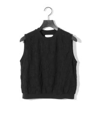 MIDIUMISOLID/MIDIUMISOLID for Ladies ノースリーブカットジャガードレーストップス/508268527