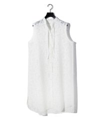 MIDIUMISOLID/MIDIUMISOLID for Ladies レースノースリーブシャツワンピース/508268528