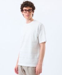 MACKINTOSH PHILOSOPHY/ポップコーンシャドーボーダー クルーネックTシャツ/508023626