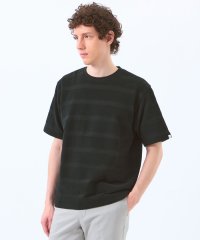 MACKINTOSH PHILOSOPHY/ポップコーンシャドーボーダー クルーネックTシャツ/508023626